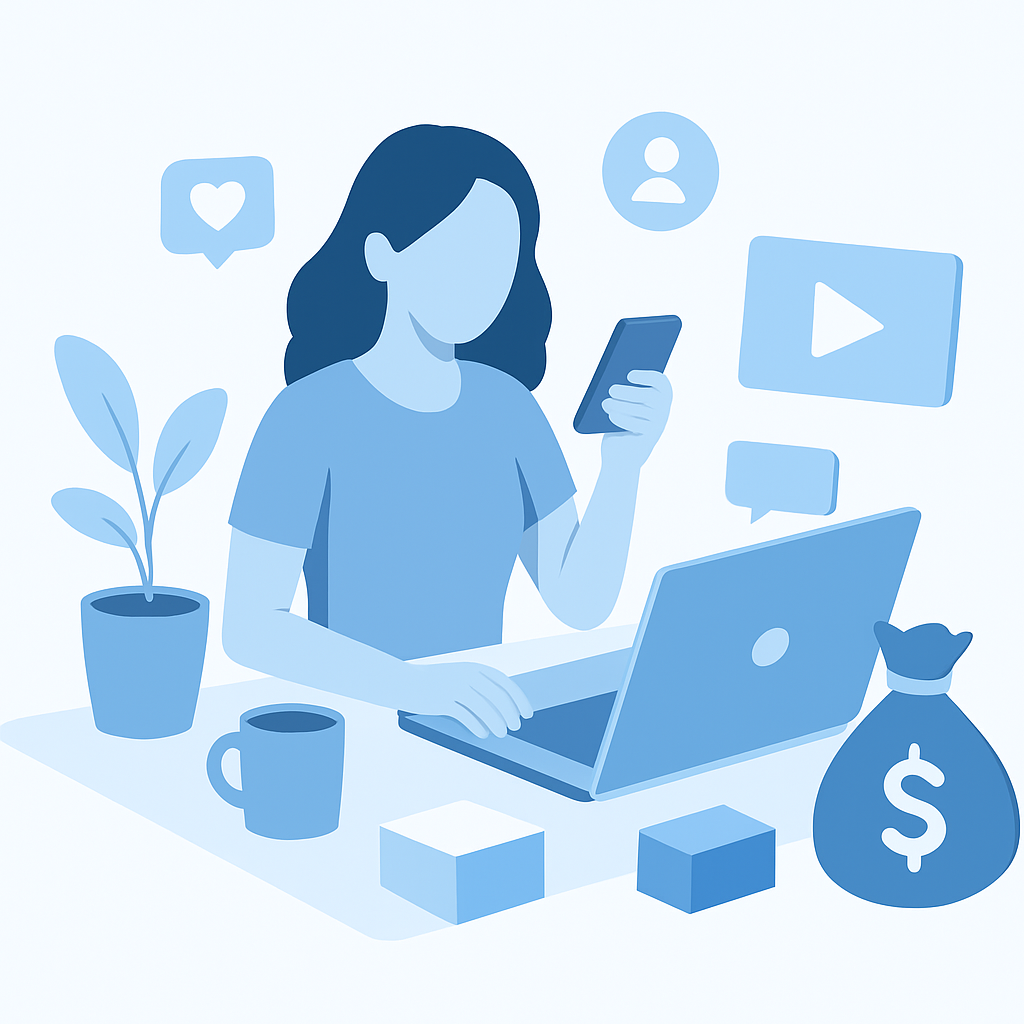 Ilustracao BoraDicas tutorial como ser influencer digital