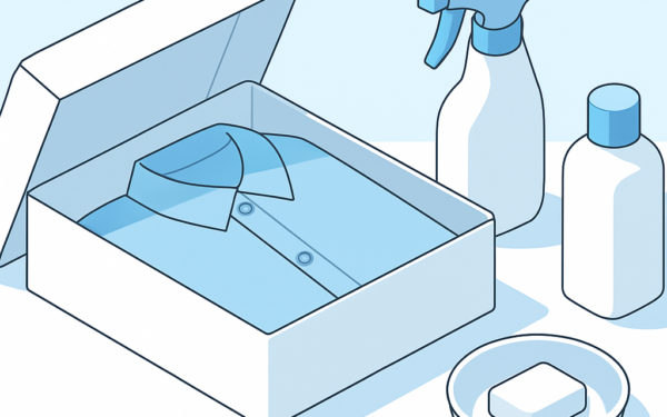 Ilustracao BoraDicas tutorial como tirar mofo de roupa guardada