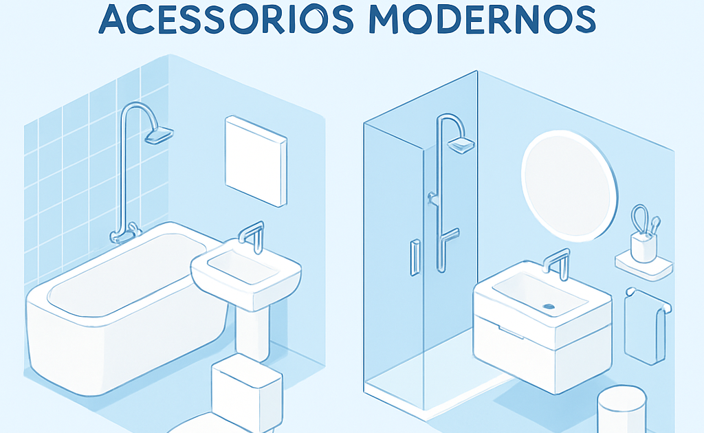 como transformar banheiro antigo com acessorios modernos passo a passo BoraDicas