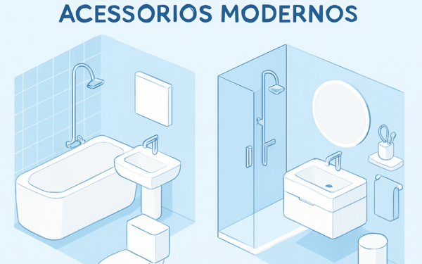 como transformar banheiro antigo com acessorios modernos passo a passo BoraDicas