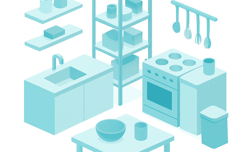 como-transformar-cozinha-sem-armarios-em-espaco-organizado BoraDicas