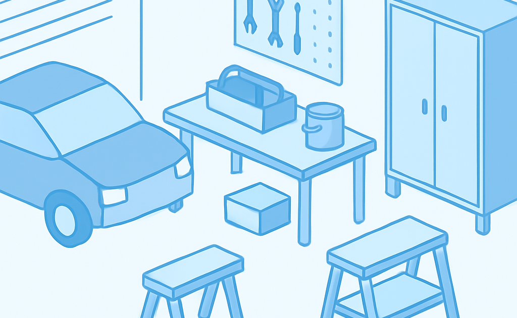 como transformar garagem em oficina domestica passo a passo BoraDicas