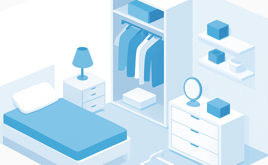 como transformar quarto sem armario em closet improvisado passo a passo BoraDica
