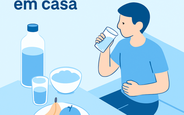 Ilustracao BoraDicas tutorial como tratar diarreia em casa