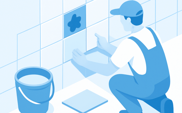 como trocar azulejo manchado por um novo sem diferenca de cor passo a passo Bora
