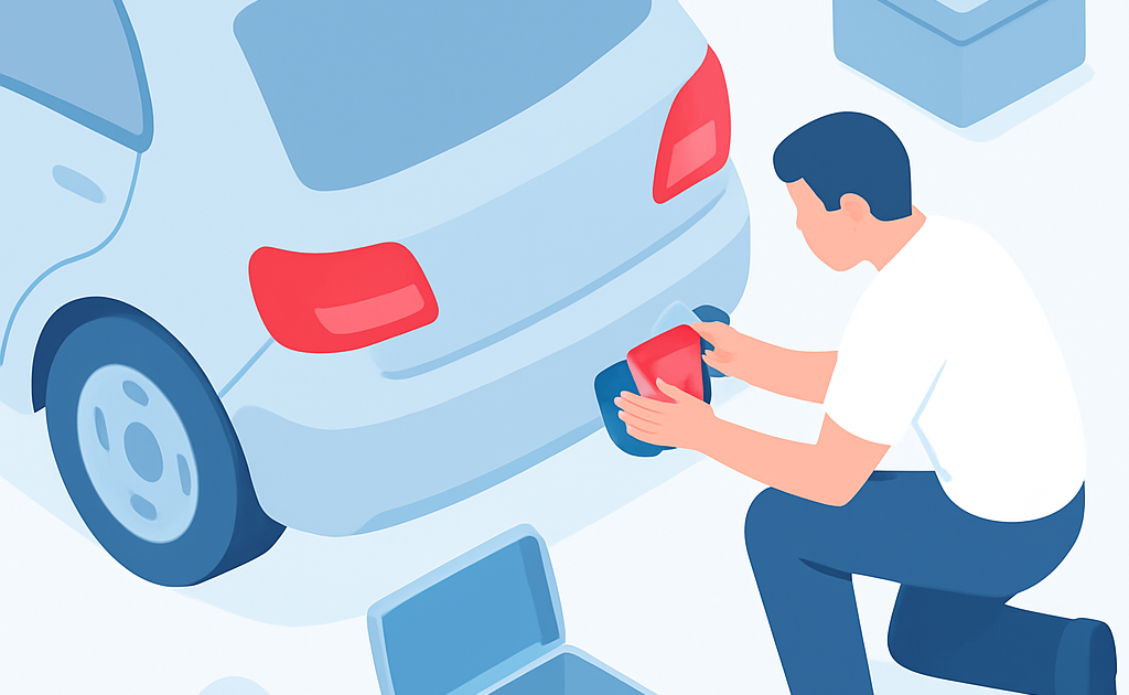 Ilustracao BoraDicas tutorial como trocar lampada lanterna traseira do carro