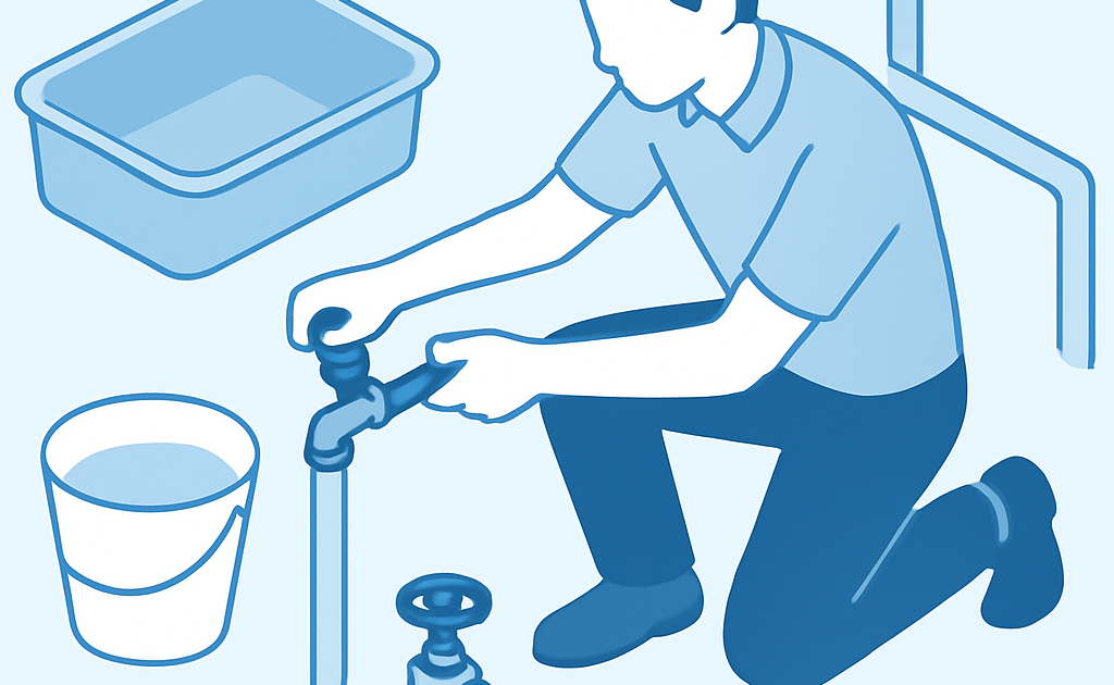 Ilustracao BoraDicas tutorial como trocar registro de agua sozinho