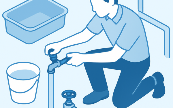 Ilustracao BoraDicas tutorial como trocar registro de agua sozinho