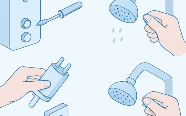 Ilustracao BoraDicas tutorial como trocar resistencia do chuveiro eletrico passo a passo