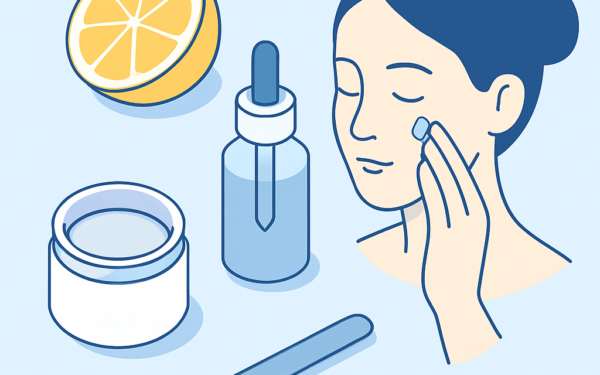 Ilustracao BoraDicas tutorial como usar vitamina C na pele com soro caseiro