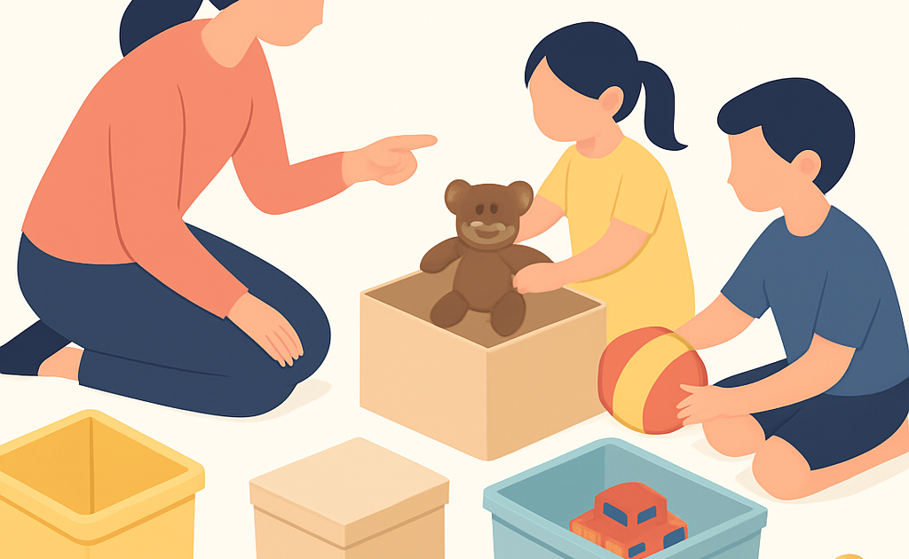 ensinar criancas guardar brinquedos passo a passo BoraDicas