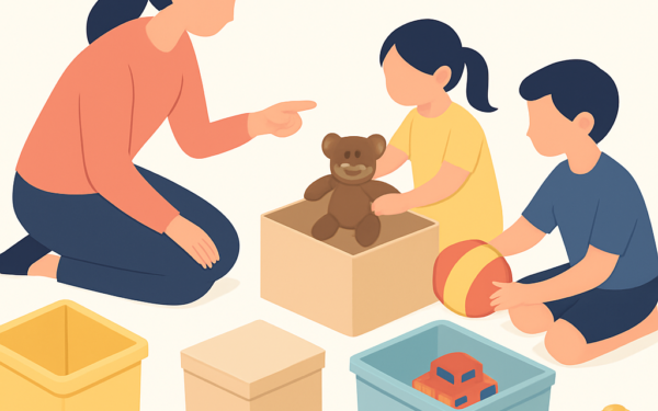 ensinar criancas guardar brinquedos passo a passo BoraDicas