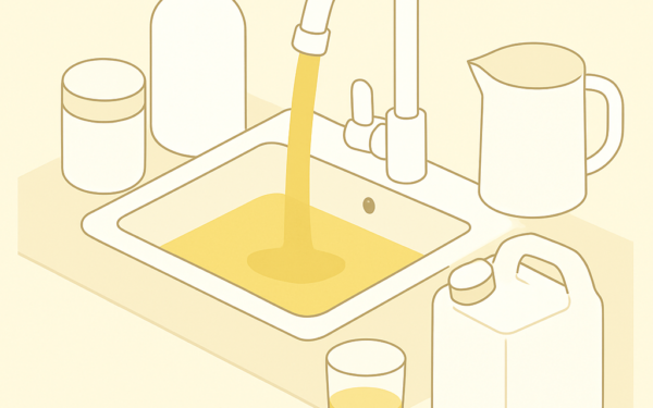o-que-fazer-quando-a-agua-sai-amarelada BoraDicas