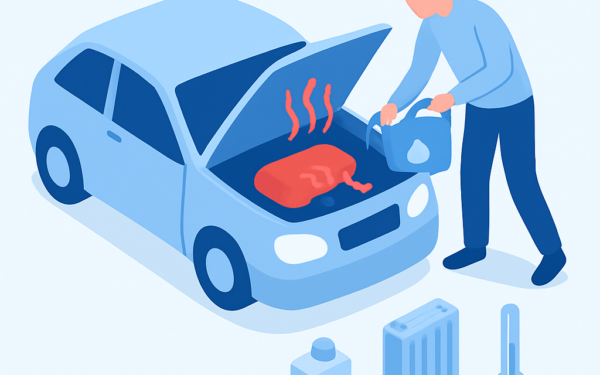 Ilustracao BoraDicas tutorial o que fazer quando carro superaquece