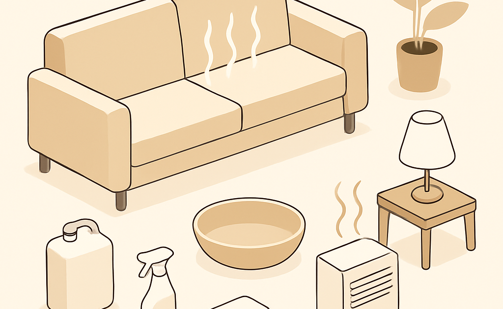 o-que-fazer-se-o-sofa-ficar-com-cheiro-de-umidade BoraDicas