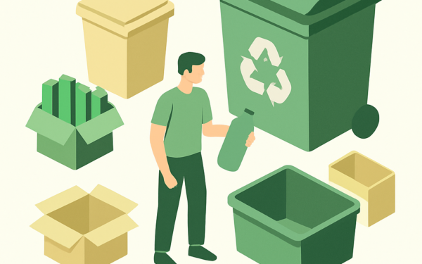 organizacao materiais reciclados passo a passo BoraDicas