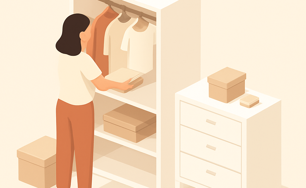 organizar guarda roupa pequeno passo a passo BoraDicas